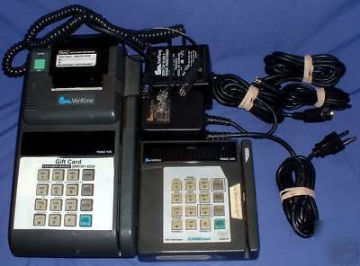 Verifone tranz 460 & 330 & manuals* & pow supply as is
