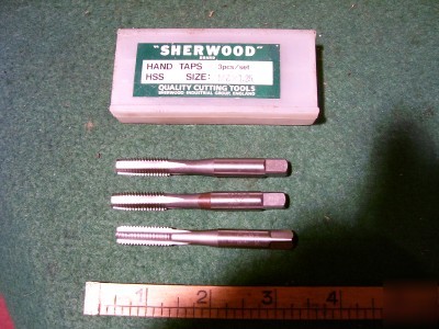 Set M8 x 1.25 metric hss taps by sherwood vgc tool
