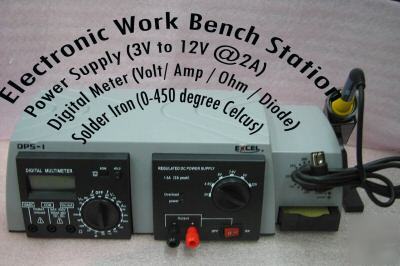 Solder iron dc power supply digital meter station diy 