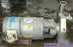 Used- fristam sanitary centrifugal pump, model FPX731-1