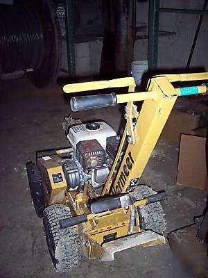 Used vermeer RT60 walk trencher, honda gas engine 