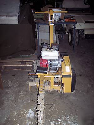 Used vermeer RT60 walk trencher, honda gas engine 