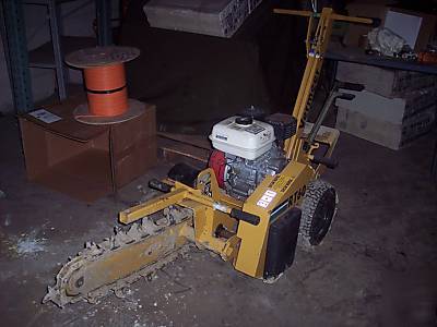 Used vermeer RT60 walk trencher, honda gas engine 