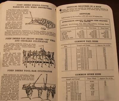 Vintage john deere farmer's pocket ledger 82ND edition