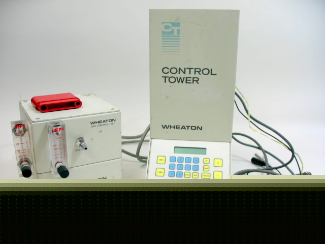 Wheaton control tower + gas unit stackable pump system