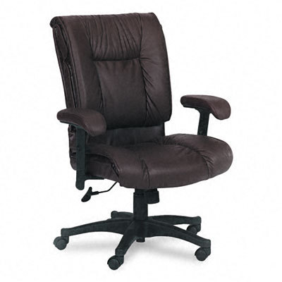 93 series executive leathr mid-bck tilt chair, burgundy