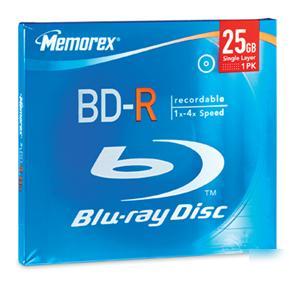 Bd-r 25GB 4X single jewel case