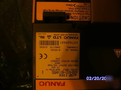 Fanuc A06B-6121-H011#H550 spindle amplifier ( )