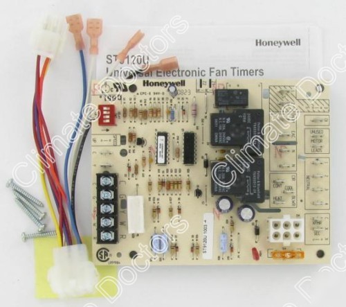 Honeywell ST9120U1011 control circuit board fan timer