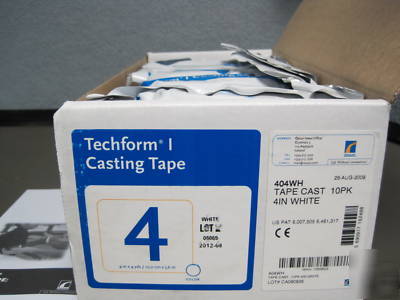  10PK ossur techform i cast casting tape 4INCH white