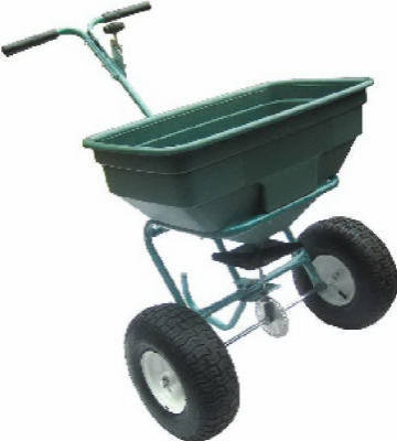 125LB hd commercial broadcast spreader rock salt seed 