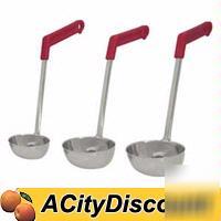 12EA 8OZ stainless oval soup sauce buffet ladles