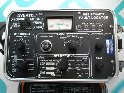 3M dynatel 710B resistance faultmeter/ locator