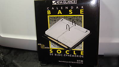 At-a-glance 17 series / calendar base (black) E17-00