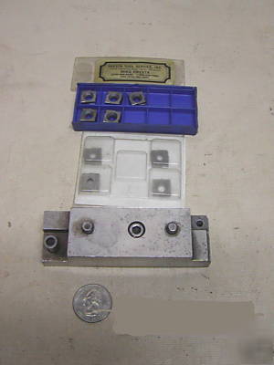 Carbide od turning tool holder double ended w/10 insert
