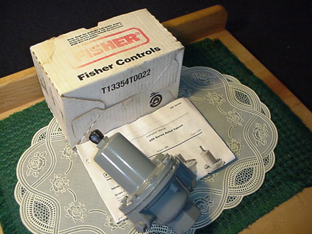 New fisher controls 289HH-1 relief valve 45-75 psi 