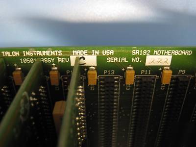 Talon instruments SR192 vxi bus emulator digital i/o