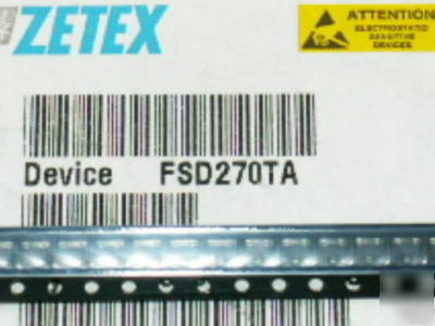 Zetex hyperabrupt, high q varactors, 33PF @2V qty 50