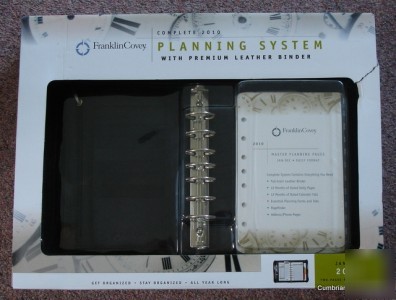 Nib amazing franklin covey A5 leather bound organiser b 