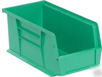 (12) plastic stack hang storage bins containers boxes