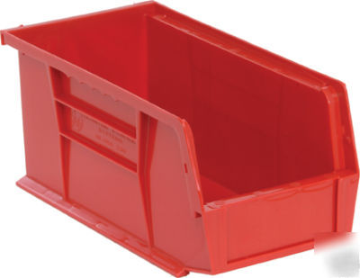 (12) plastic stack hang storage bins containers boxes