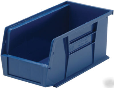 (12) plastic stack hang storage bins containers boxes