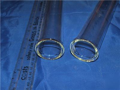 200MM x 32MM rimmed medium wall pyrex test tubes PK3