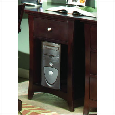 8741 series one drawer cpu cabinet in espresso