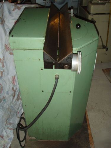 Beveling sanding facing deburring chamfering machine
