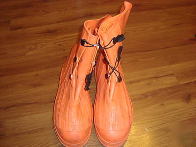 Hazproof tingley boots size 11 orange steel toe