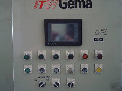Itw gema vortech booth and guns nordson