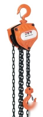 New jet smh-10T-15, 10 ton, hand chain hoist, 15' lift 