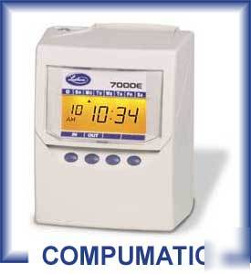 New lathem 7000E automatic totaling time recorder clock