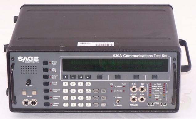 Sage instruments 930A communcations test set sn 8021