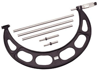 Starrett 224GRLZ interchangable micrometer set 6-12