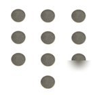 Super-strong rare-earth re magnets (10-pack 9 mm)