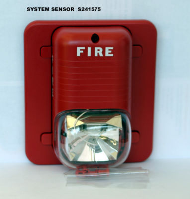 System sensor S241575 strobe fire alarm systems