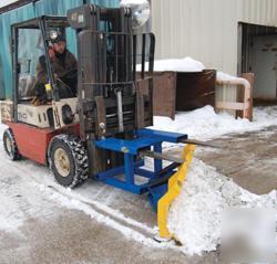 Vestil fork truck snow plow spb-n-72