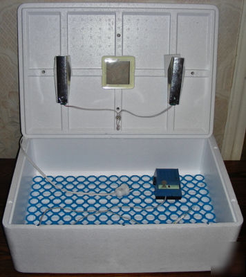 Incubator electro-mechanical thermoregulator 55-70 eggs