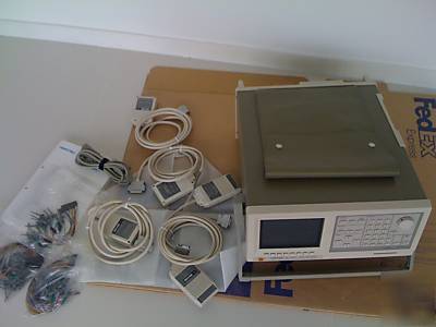 Iwatsu sl-4651 logic analyzers w accessories 16CH 1GHZ