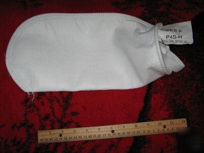 Lot of five (5) 5 micron polyester filter bags (wvo)