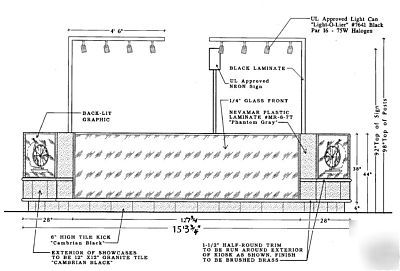 Mall kiosk 10X15 shown - can deliver and install for $