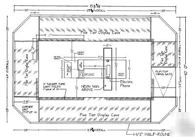 Mall kiosk 10X15 shown - can deliver and install for $