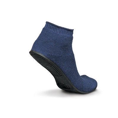 Medline sure-grip terrycloth slippers medium blue 6-7