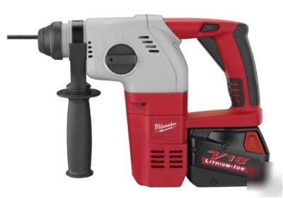 Milwaukee 0856-22 V18 cordless li-ion rotary hammer kit