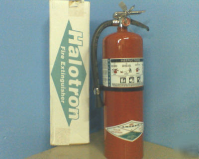 New amerex 15.5 lb. halotron fire extinguisher 2A10BC 