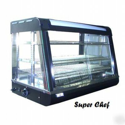 New heated food display warmer cabinet case 4 ft