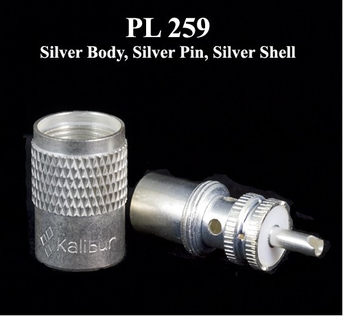 Pl 259 coax connector silver solder type rg 8 213 9913