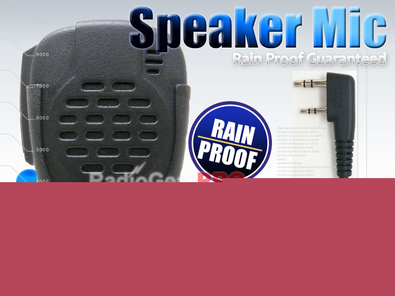 Rainproof speaker mic for wouxun kenwood kg-UVD1 
