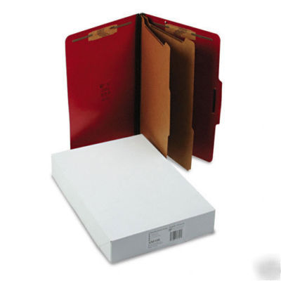 Sj paper S56100: legal 6-fastener partition folders